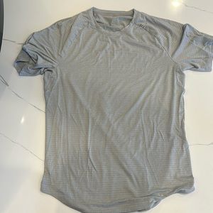 Lululemon Light Grey Drysense Tee